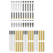 Kit de Bolígrafos para Torneado de Madera, Paquete de 10, Punta Fina de Titanio Premium, Suministros para Torneado, Juego de , Accesorios para