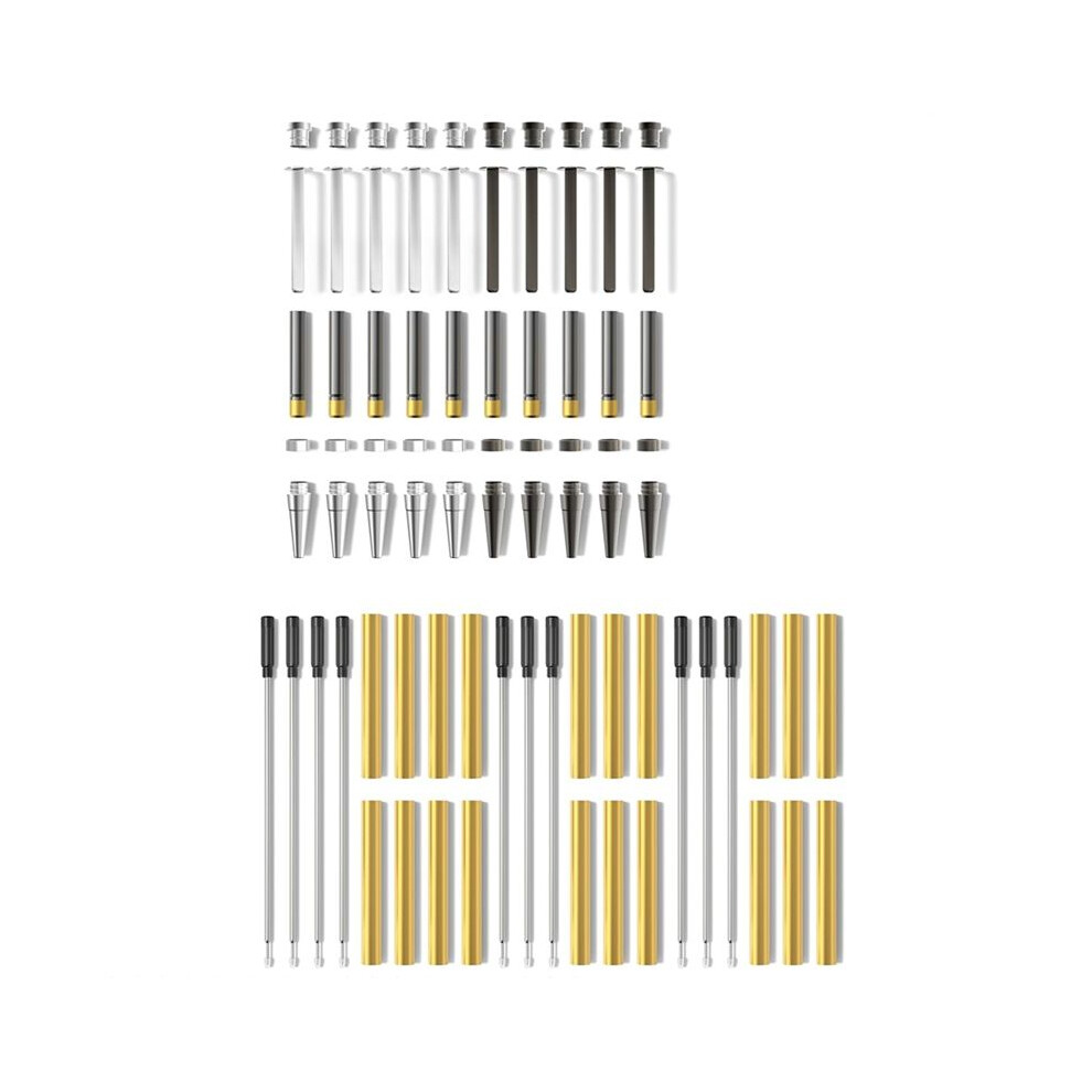 Pen Kit For Woodturning 10Pack Premium Titanium-Slimline Rollerball Turning Supplies Twist Set Lathe Turning Accessories 4712087770689