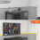 Nail Board Wall Panel Garage Tool Storage Board Perforated Board Warehouse Organization and Storage Nail Board 5