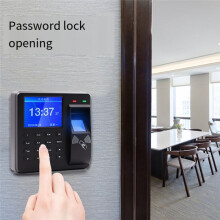 Horloge Biométrique RFID 125 KHz, Enregistreur de Présence par Empreinte Digitale, Reconnaissance Du Temps D'Enregistrement, Contrôle D'Accès Aux