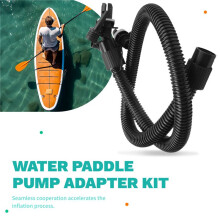 Paddle Board Pump Adapter Set 1 Pump Hose 6 Air Nozzles Paddle Board Accessories for Inflatable Boats Rafts Kayak Floats