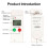 USB Temperature Humidity Data Logger 65000 Points Temperature Recorder PDF Report Datalogger 5