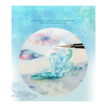 50mmx200cm Deep-Sea Shimmer Series Vintage Sea Landscaping PET Tape DIY Journal Material Collage Stationery