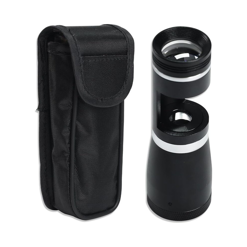 Portable 10X Darkfield Loupe 20.5Mm Triplet Lens With Led Light, Handheld Led Polariscope Loupe Magnifier 4711889461207