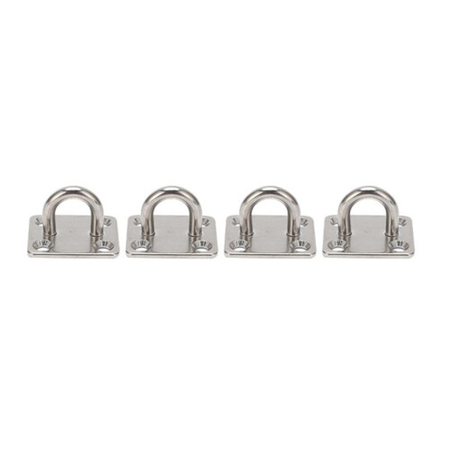 Stainless Square Heavy Duty Ceiling Hook Wall Mounted Hook for Yoga Swings Hammocks Bracket Hardware Tool 1