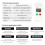 USB Temperature Humidity Data Logger 65000 Points Temperature Recorder PDF Report Datalogger 6