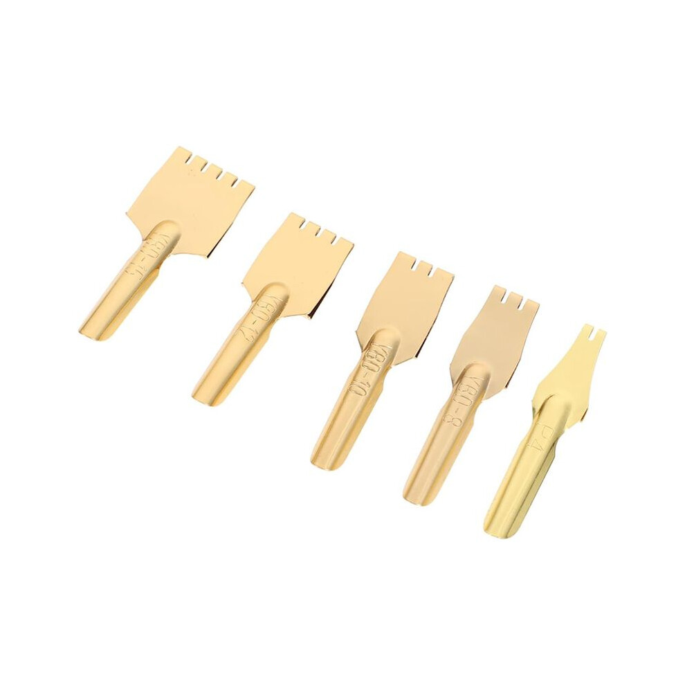 5Pcs Nibs Retro Art Writing Tips For Fountain Pens Flat Replacement Points For Calligraphy Writing And Stationery 6031409458097