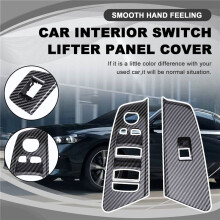 Auto-Interieurdeur-Raamschakelaarkap voor 5-Serie M5 G30 G31 G38 F90 2017-2020 525 528 530 540 RHD Koolstofvezel