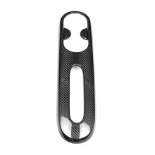 Car Real Carbon Fiber Trim Car Water Cup Holder Panel Trim Handbrake Sticker for 500 Abarth 595 2012-2023
