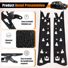 Car Front Left Right A-Pillar Column Trim Panel Seal Moulding Cover Bracket for Cooper S F55 One D 2013-2024