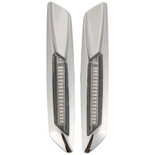 Chrome LED Side Turn Signal Indicator Lights for 3-Series E46/E90/E91/E92 E93