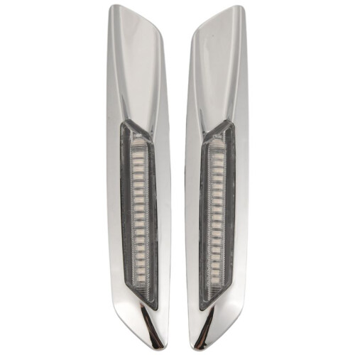 Chrome LED Side  Turn Signal Indicator Lights for  3-Series E46/E90/E91/E92 E93