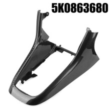 Center Console Frame Trim Shift Panel Cover Compatible with 6 MK6 2008-2013 5K0863680 Gear Shift Panel Cover Carbon Fiber Part
