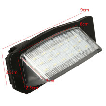 2PCS Car LED License Plate Light Lamp for Lancer Sportback Outlander EUR