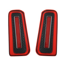 2X LED Rear Bumper Reflector Tail Brake Light for Alphard Vellfire 30 Series 2015-2018 Red