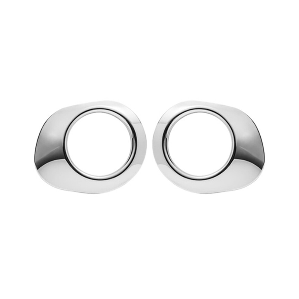 Car Front Fog Lamp Car Accessory Exterior Car Sticker Abs Chrome Trim For 453 Forfour Fortwo Silver 6032266546941