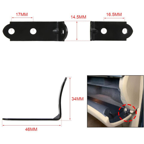 Handskfacket Reparationsset Ersättning DIY för  A4 B6 B7 S4 RS4 8E 2001-2008 8E1880302B 2