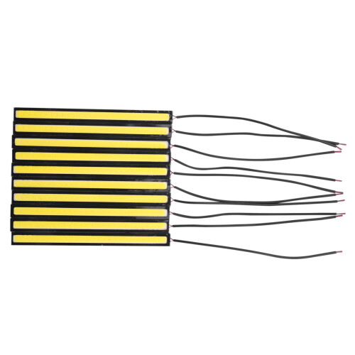 10X 12V Waterdichte DRL LED-Stripverlichting Bars Camping Caravan Boot Auto COB-Wit