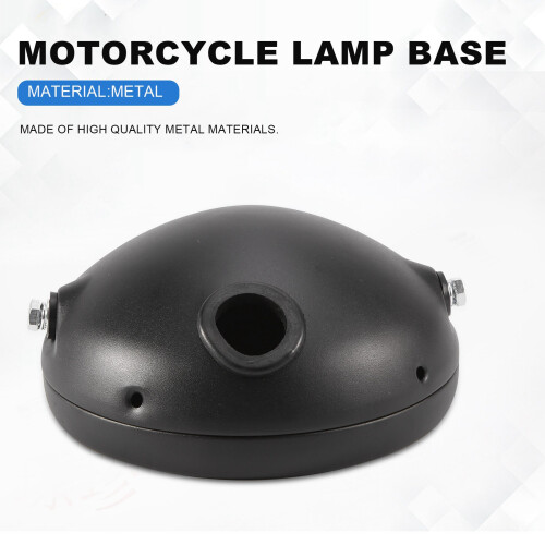Motorcycle Headlight Base 7-Inch Retro Motorcycle Modified Headlight Base LED Headlight Shell Base 1