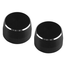 Coperchio Interruttore Lampada Quadrante nel Acciaio 2 Pezzi per Fortwo 451 2009-2014 Tappo Ingranaggio Tergicristallo Auto Decorativo Car