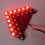 2Pcs Red 33-SMD Sequential LED Arrows for Car Side Mirror Turn Signal Lights 5