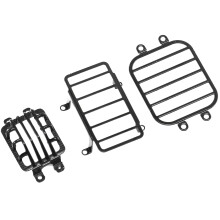 Metal Side Light Cover Tail Lamp Cover Headlight Cover Kit for 1/10 RC Rock Crawler  Trx4 G500  6 G63