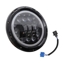 H4 400W 7 Pouces Lampe Frontale LED avec pour Niva Urban 4X4 Samurai pour Hors Route