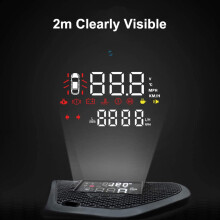 Car Display HD Projector Screen HUD Overspeed Alarm for JL 2018 2019