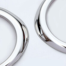 for  Raize A200A/210A Stainless Steel Car Front Fog Lamp Cover Protectors Trim Turn Signal Ring Frame Accessories