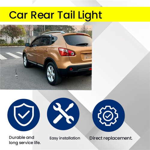 Car LED Rear Tail Light Outer Left Side for  Qashqai 2010 2011 2012 2013 2014 EU Version 2