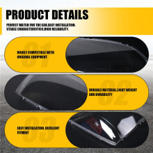 Car Front Right Side Headlight Clear Lens Lamp Shade Shell Cover for Sorento 2004 2005