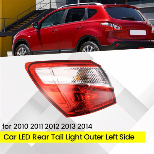 Car LED Rear Tail Light Outer Left Side for  Qashqai 2010 2011 2012 2013 2014 EU Version 1