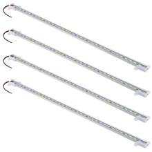 4X 50CM 12V 36 LED 5630 SMD Hard Strip Bar Light Aluminum Rigid White