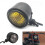 Motorcycle Retro Headlight Halogen Front  Light Lamp Bracket for CG125 Yellow 3