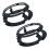 2X 5.75 Inch Black Car Headlight Round Mounting Bracket Suitable for  Touring Softail  Headlight Adapter 1