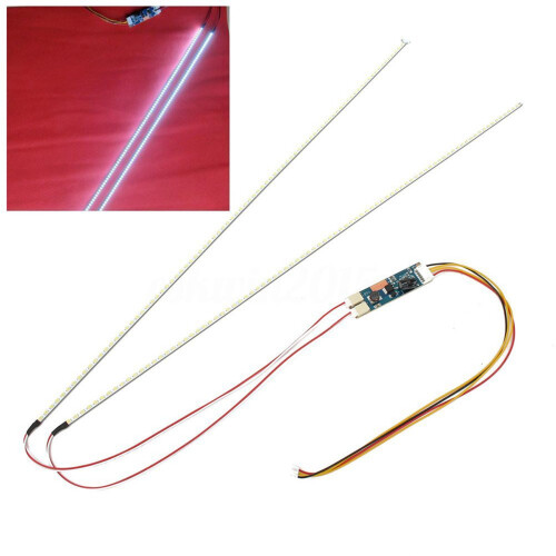 2X Kit de Mise à Niveau de RéTroéClairage RéGlable LED Blanche Support de Moniteur LED LED Light 1