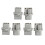 6Pcs Brake Tail Lamp Rear Light Socket Holder for  Accord 1