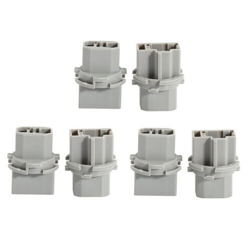 6Pcs Brake Tail Lamp Rear Light Socket Holder for  Accord