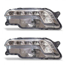 2X Left Daytime Running Light LED Fog Lamps Driver for W212 E300 E350 E500 E550 09-13 2128200756