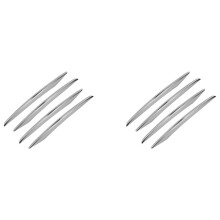 8 Stücke ABS Chrom Nebelscheinwerfer Abdeckung Trim für E Klasse W213 E200 E300 2016 2017 2018 2019 E43 Auto Zubehör