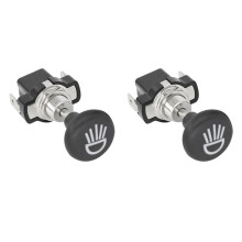2X Universal 12V Car Push Pull Headlight Button,Compatible with Cart Club Car EZGO