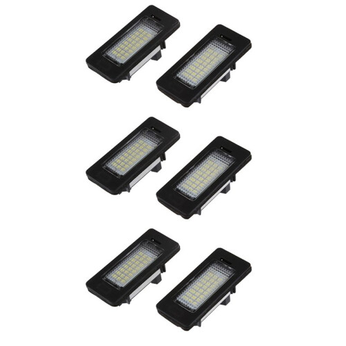 3 Pair Error Free 24 3528 LED License Plate Light Lamp for  E39 E60 E61 E90 5 Series