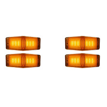 4 Stück LED-Begrenzungsleuchten Vorne, Doppelbrenner, Kontrollleuchte für , für , , für , LKW, Frontgrillleuchte B