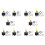 10X Toggle  4360328S for JLG BOOM LIFTS E40AJP, E45A, E45AJ, E300A, E300AJ, E300AJP, E400A ,E400AJP, E450A 1