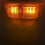 4Pcs LED  Lights Front Double Burner Indicator LampFor     Truck Lorry Front Grill Light B 5