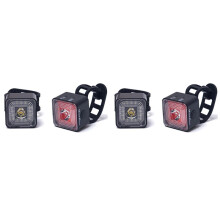 2X WIND&MOON 120 Lumen IP66 Wasserdichte Licht SäTze Scheinwerfer und RüCklicht SäTze für 5 Gang Modus Bremse Leuchte,WT06+WT06S