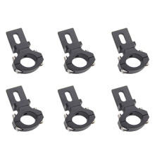 6X Universal Handlebar 22 25mm 7/8 Inch Motorcycle Headlight Bracket Spotlight Tube Clamp for Cafe Racer Chopper,TG81