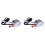 2X Chrome 12V Universal Råttblinkersbrytare för 1