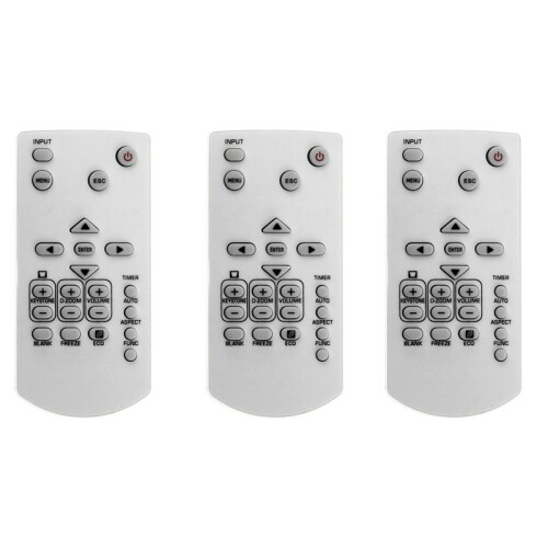 3X Replace YT-150 Projector Remote Control for  XJ-V1, XJ-V2
