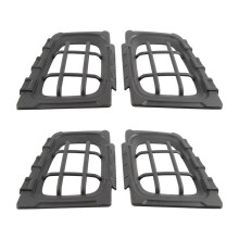 4x Car Fog Light Covers for Jimny JB74 ONLY 2019-2023 Car Fog Lights Covers Frame Trim